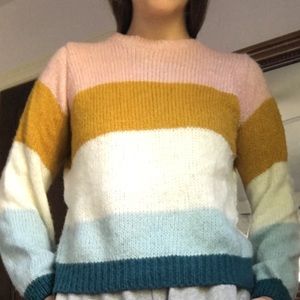 TopShop Color Block Sweater